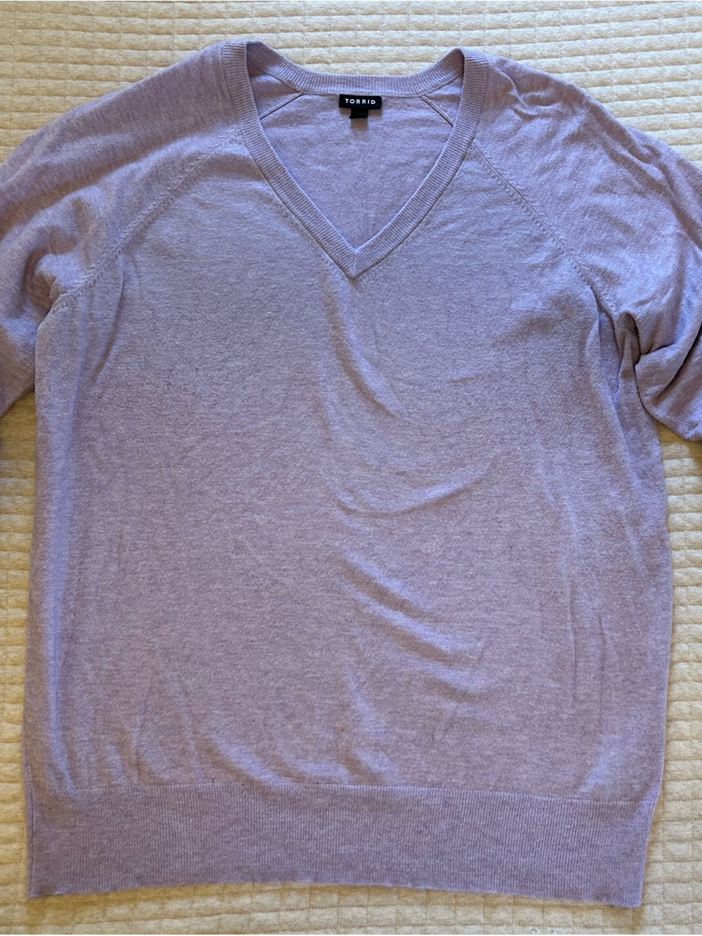 torrid Lavender V-Neck Sweater